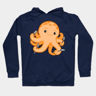 Spoonie Octopus (Orange) Hoodie